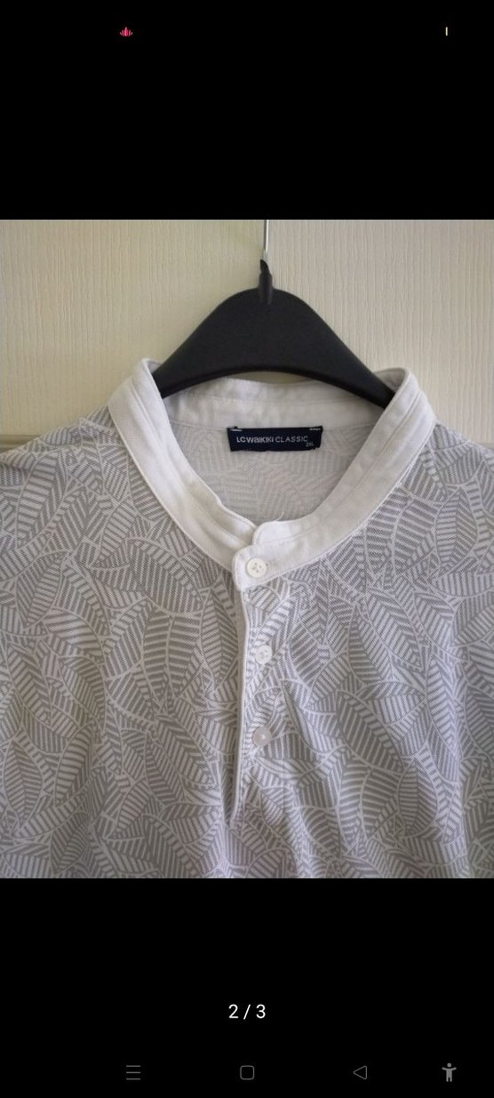 Gri Pamuklu Erkek Polo Tişört - Görsel 2