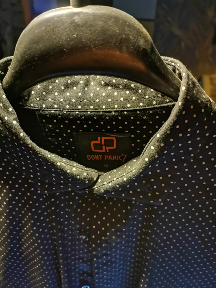 Siyah DONT PANIC M Beden - Görsel 2