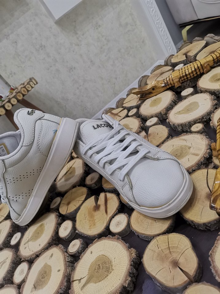 Siyah Yılan Desenli Bağcıklı Erkek Spor Ayakkabı - Görsel 4