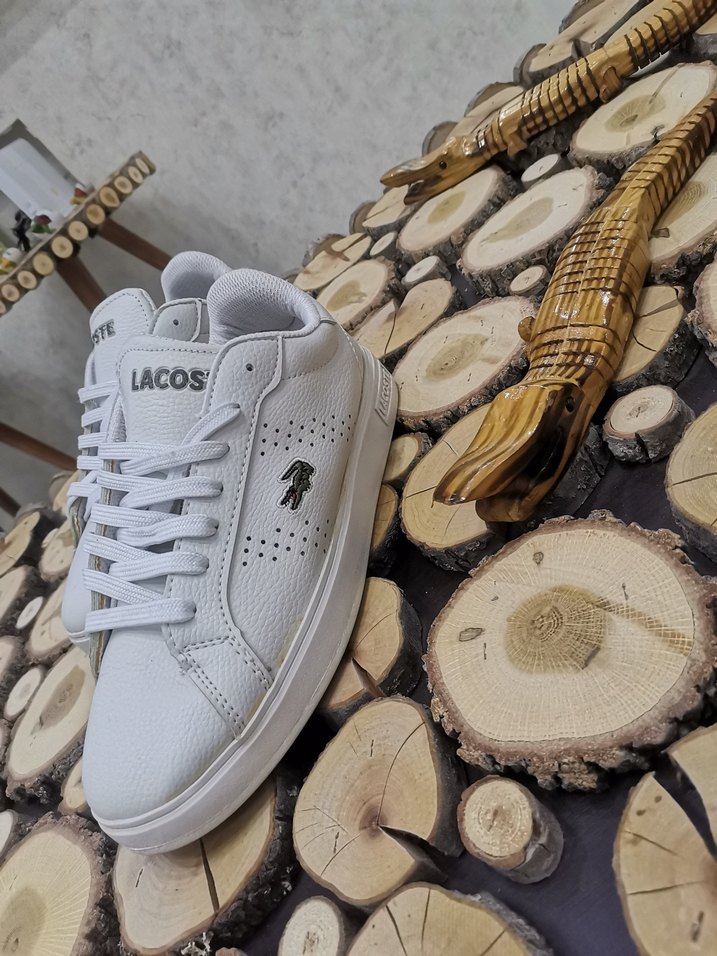 Siyah Yılan Desenli Bağcıklı Erkek Spor Ayakkabı - Görsel 3