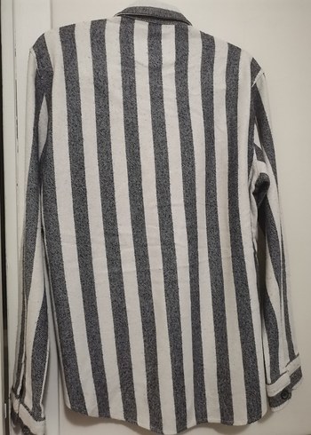 Gri Zebra Desenli Erkek Gömlek - Görsel 4