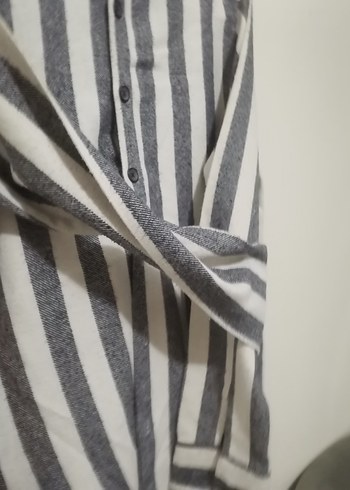 Gri Zebra Desenli Erkek Gömlek - Görsel 3