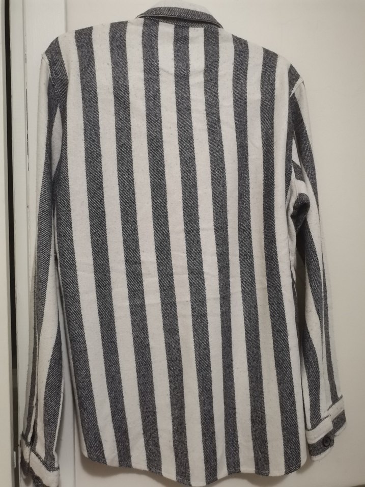 Gri Zebra Desenli Erkek Gömlek - Görsel 4