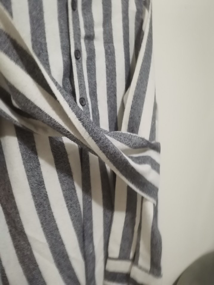 Gri Zebra Desenli Erkek Gömlek - Görsel 3