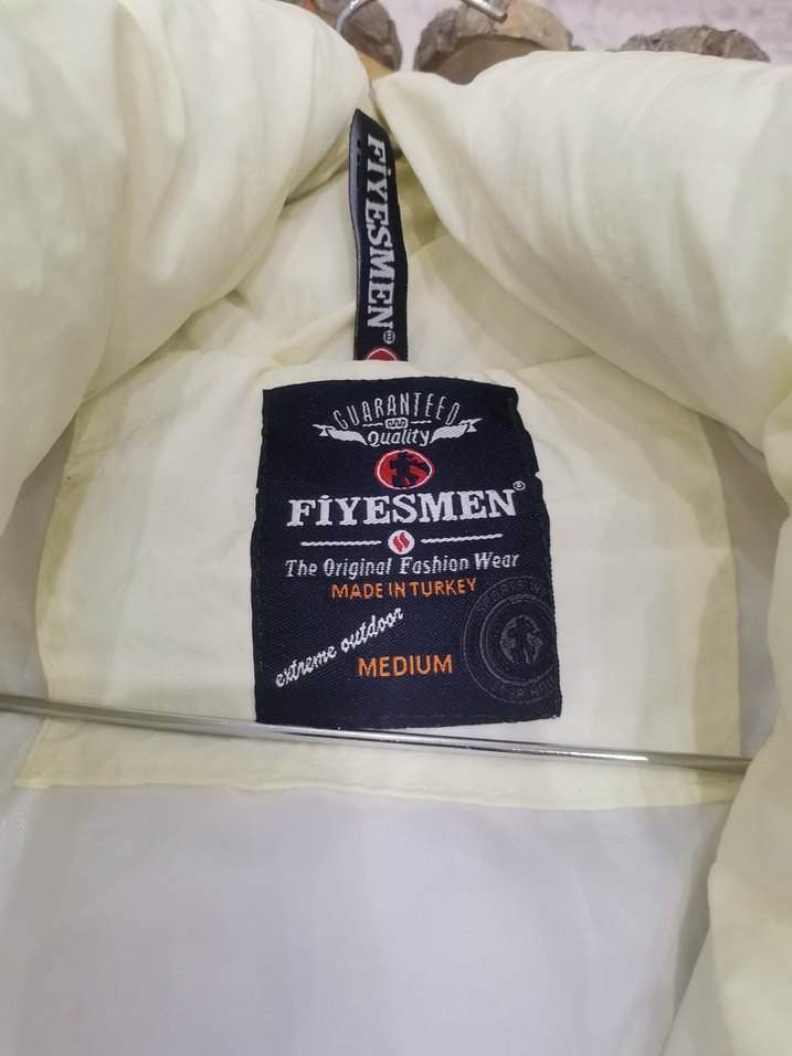 Beyaz Kadın Kışlık Kürklü Mont - Görsel 2