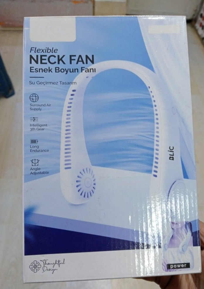 Beyaz Esnek Boyun Vantilatörü BLIC BWFN12 - Görsel 3