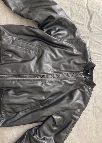 Hm suni deri ceket - Görsel 3