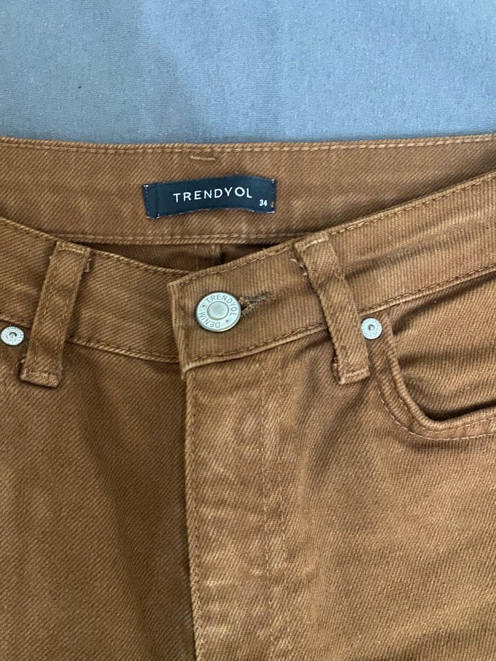 Kahverengi Kadın Regular Fit Pantolon - Görsel 2