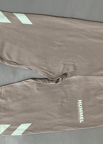 Orijinal Bej toz pembe arası spor tayt Hummel Baskılı - Görsel 2