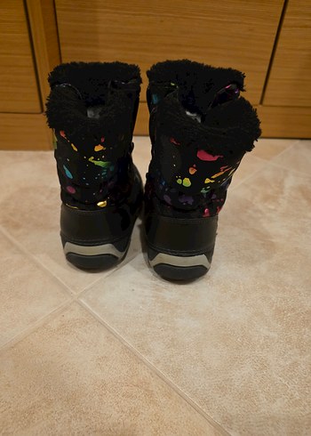 Kız Çocuk Çok Renkli Kürklü Kauçuk Bot - Görsel 4