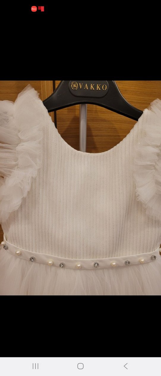 beyaz tullu elbise - Görsel 4