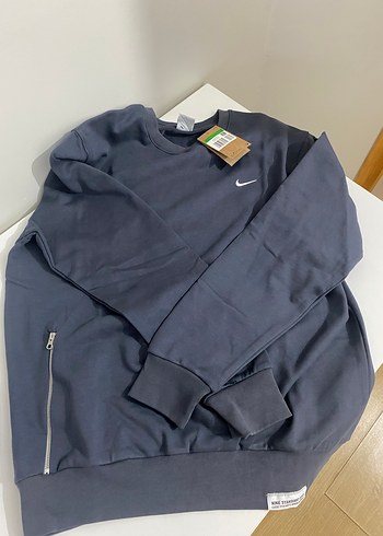 Erkek Gri Uzun Kollu Bisiklet Yaka Sweatshirt - Görsel 2