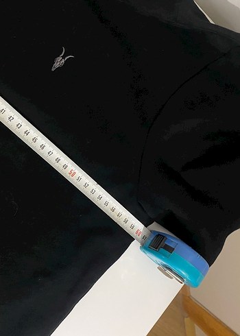 Siyah Erkek Uzun Kollu Bisiklet Yaka Tişört - Görsel 4