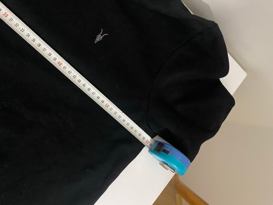 Siyah Erkek Uzun Kollu Bisiklet Yaka Tişört - Görsel 4