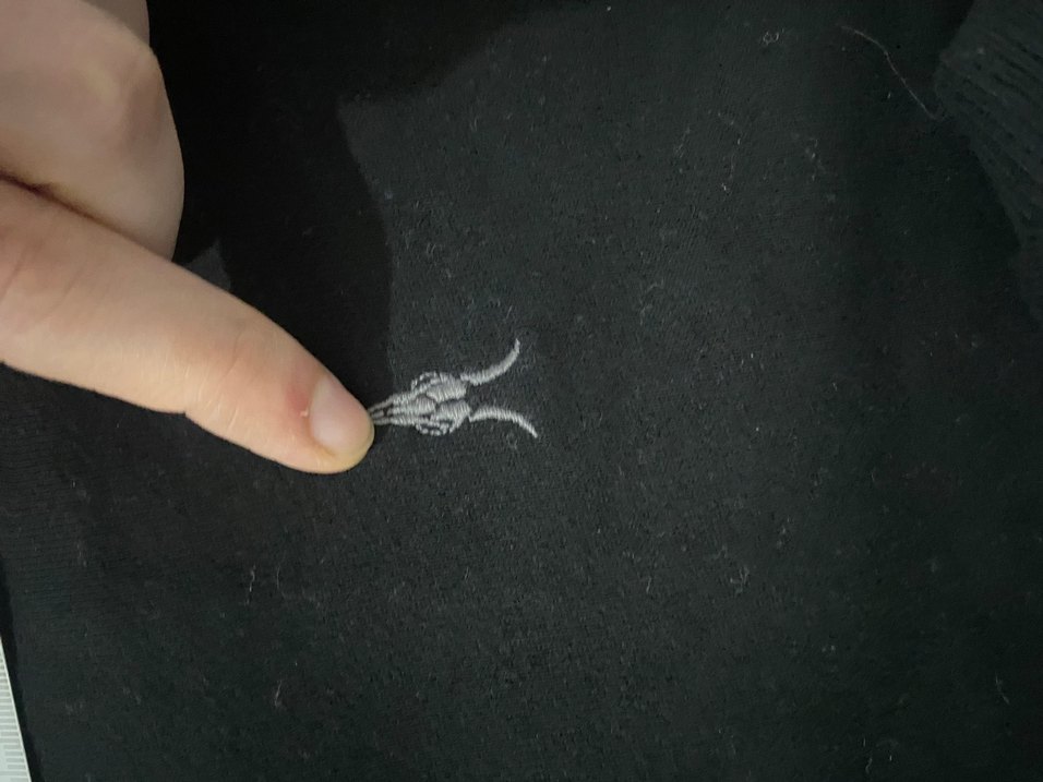 Siyah Erkek Uzun Kollu Bisiklet Yaka Tişört - Görsel 5