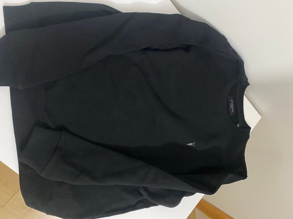 Siyah Erkek Uzun Kollu Bisiklet Yaka Tişört - Görsel 3