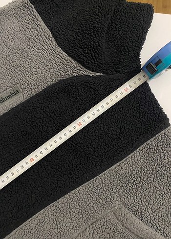 Columbia Erkek Kapüşonlu Gri Düğmeli Polar - Görsel 7