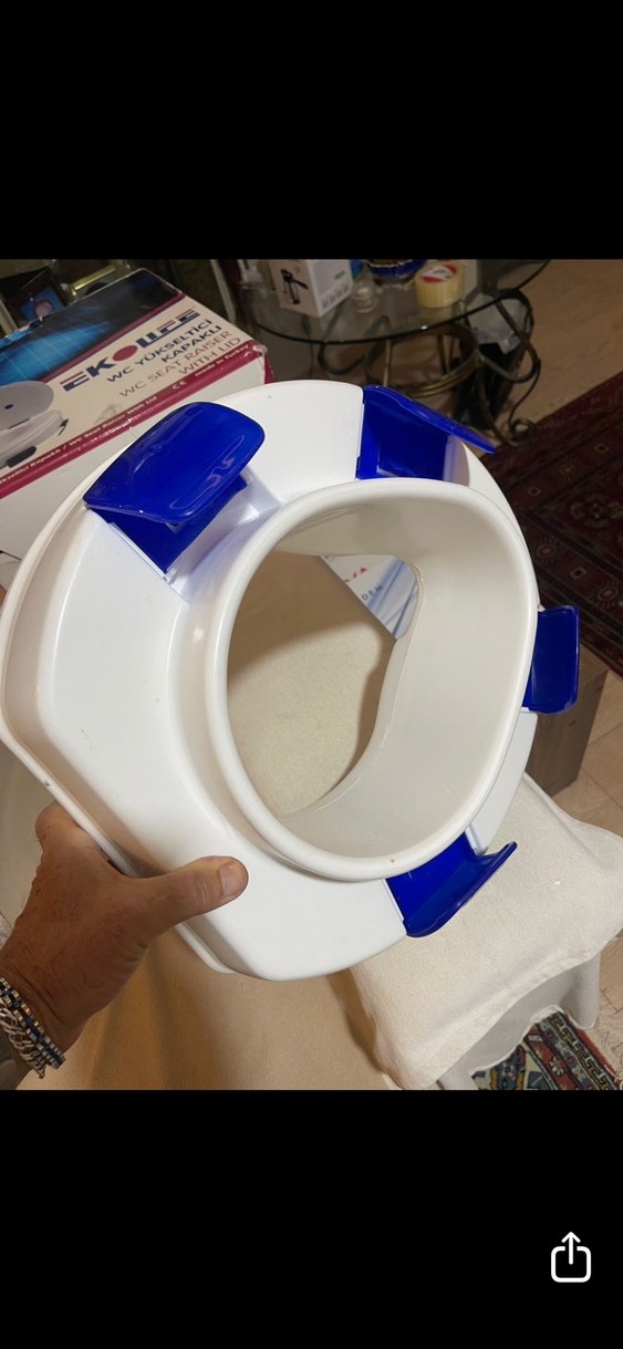 Kapaklı WC Yükseltici - Ekolife, DİZ VE KALÇA AMELİYAT SONRASI - Görsel 2