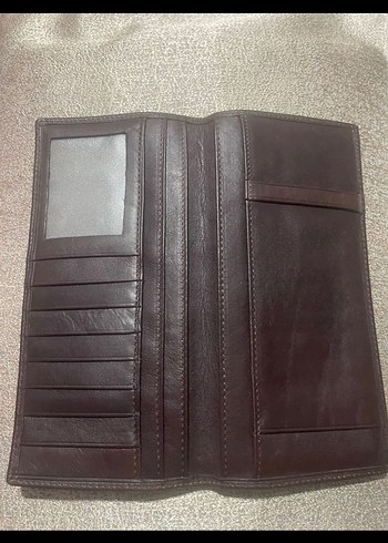 Gerçek DERİ Klasik  , KREDİ KARTI,ÇEK KARNESİ  KİMLİK ÇÜZDANI - Görsel 3