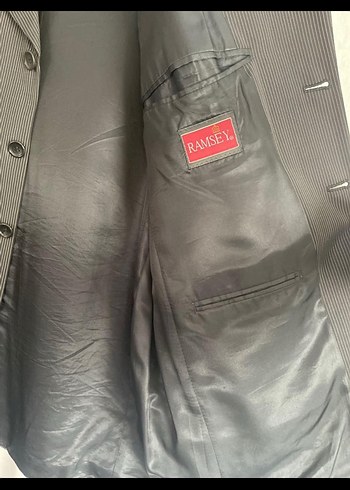 Siyah Erkek Ofis veya gece içinde giyilebilir LÜKS Takım Elbise - Görsel 5