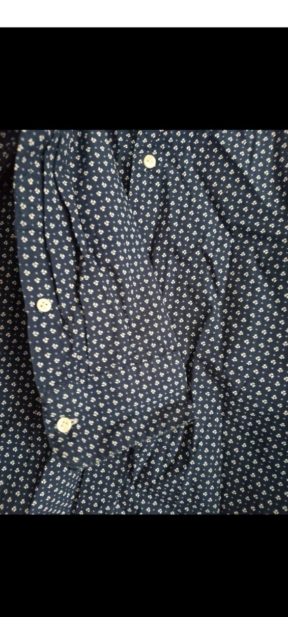 Düğmeli Lacivert Uzun Kollu Erkek Gömlek - Görsel 4