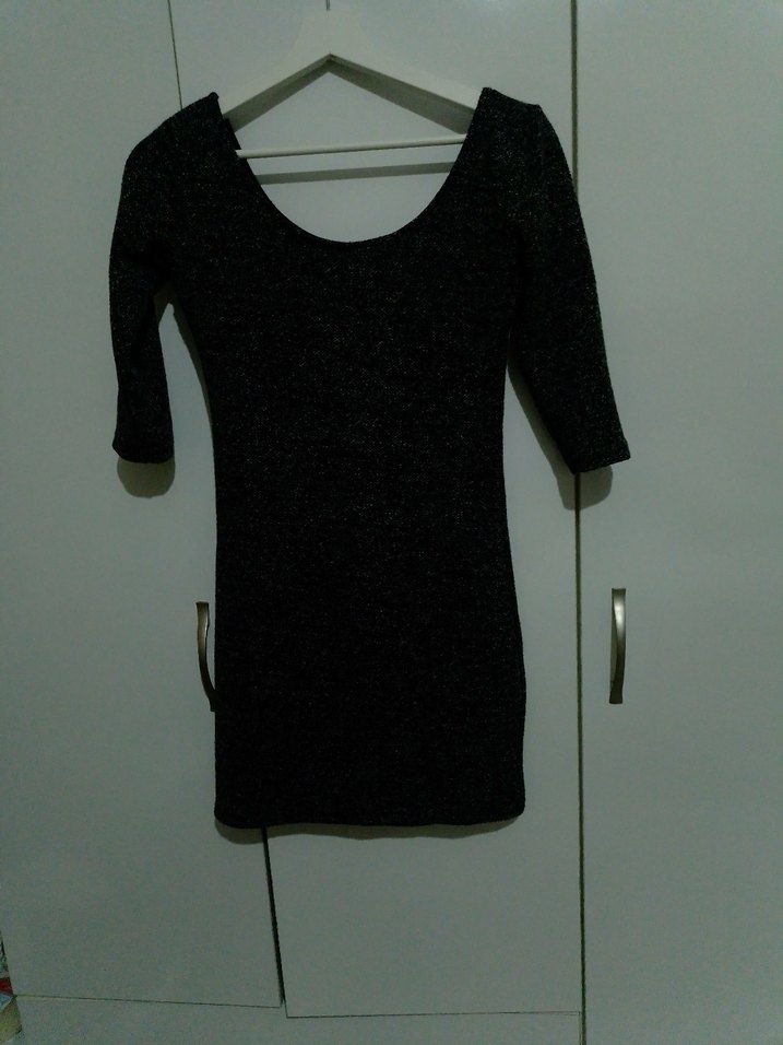 Gri Triko Midi Kadın Elbise - Görsel 4