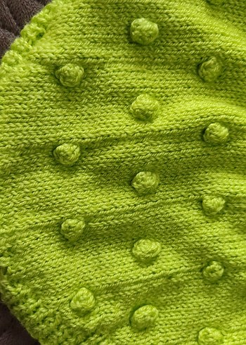 Yeşil Örgü Bebek şort - Görsel 3