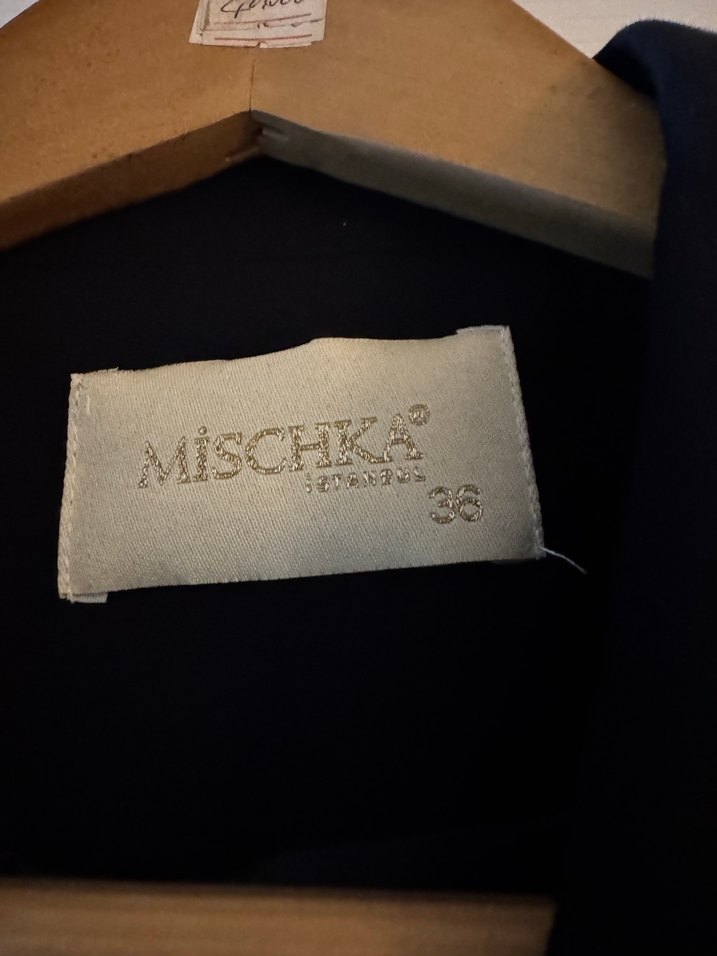 Düğmeli Siyah Kadın Blazer Ceket - Görsel 3