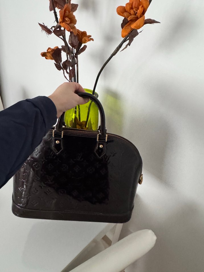 Şeffaf murdum Deri Kadın Çanta - Görsel 2