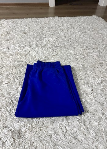 Mavi Salaş Rahat Kadın Pantolon eşofman - Görsel 5