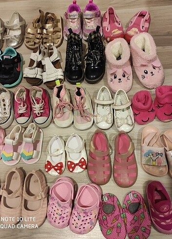 24 Beden çeşitli Renk Bebek çocuk ayakkabıları