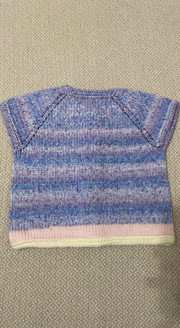 Kız Çocuk Pastel Renkli Kısa Kollu Triko Hırka - Görsel 2