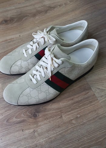 Beyaz Süet Erkek Spor Ayakkabı - Görsel 2