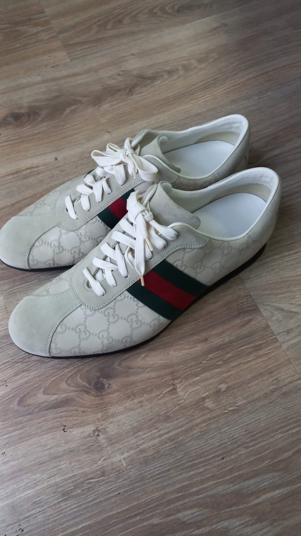 Beyaz Süet Erkek Spor Ayakkabı - Görsel 2