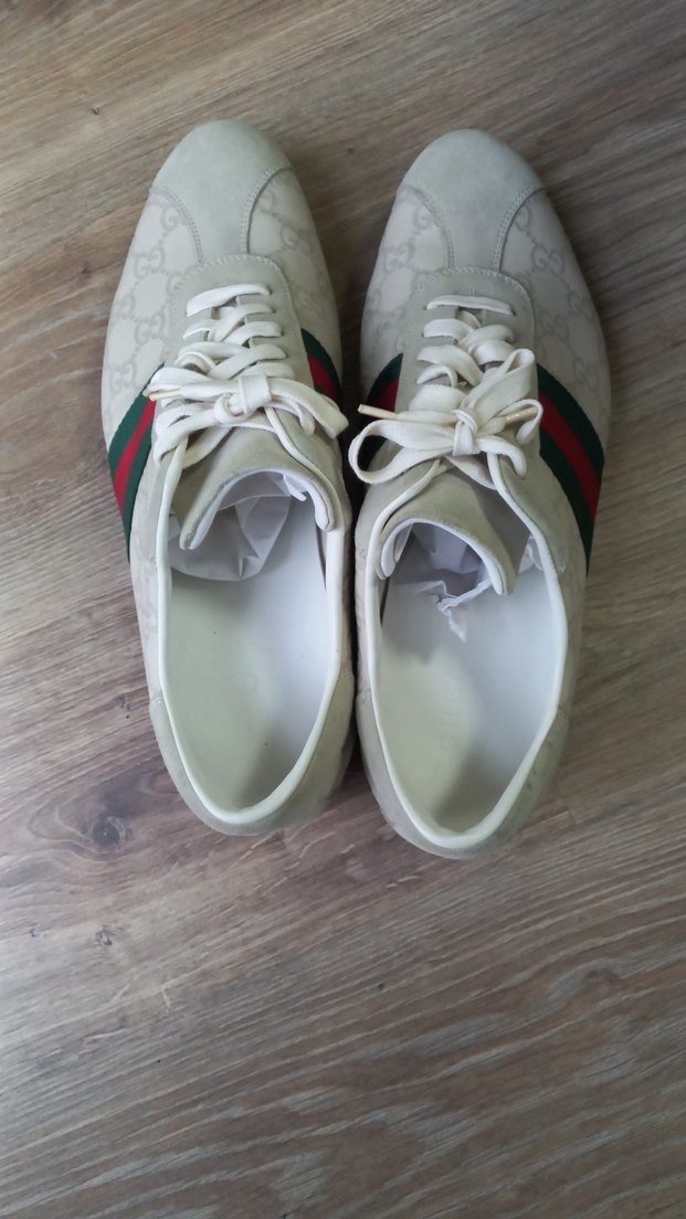 Beyaz Süet Erkek Spor Ayakkabı - Görsel 3