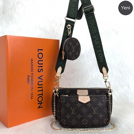 LOUİS VUİTTON MULTİ POCHETTE ACCESSOİRES YESİL 