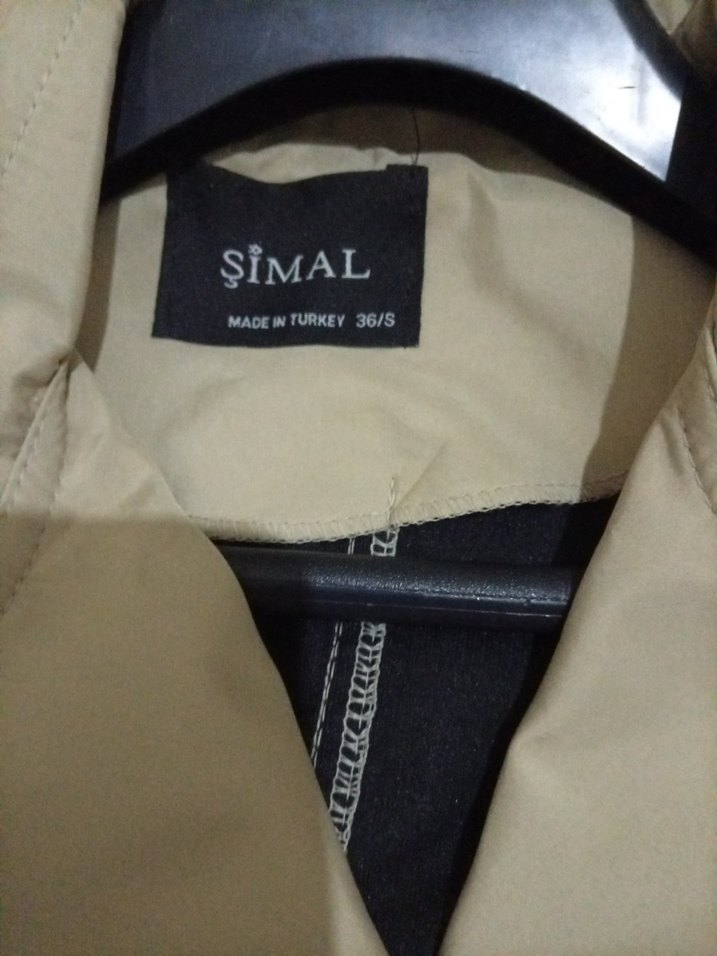 Bej Düğmeli Midi Trençkot - Görsel 3