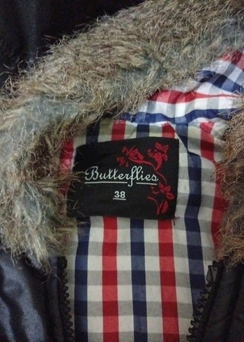 Kürklü Kapüşonlu Siyah Kadın Yelek - Görsel 2