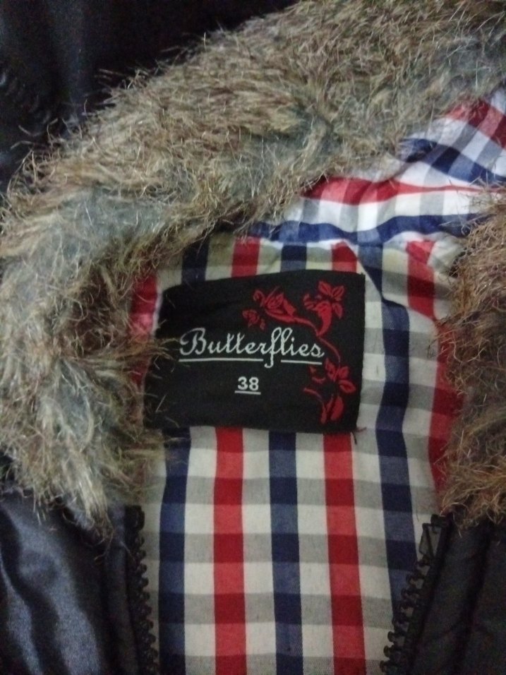 Kürklü Kapüşonlu Siyah Kadın Yelek - Görsel 2