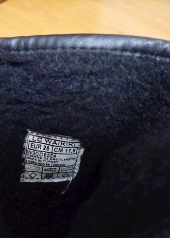 Siyah Deri Tokalı kız Çocuk Biker Bot - Görsel 3