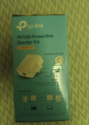 tp-link AV600 Powerline Starter Kit Beyaz - Görsel 3