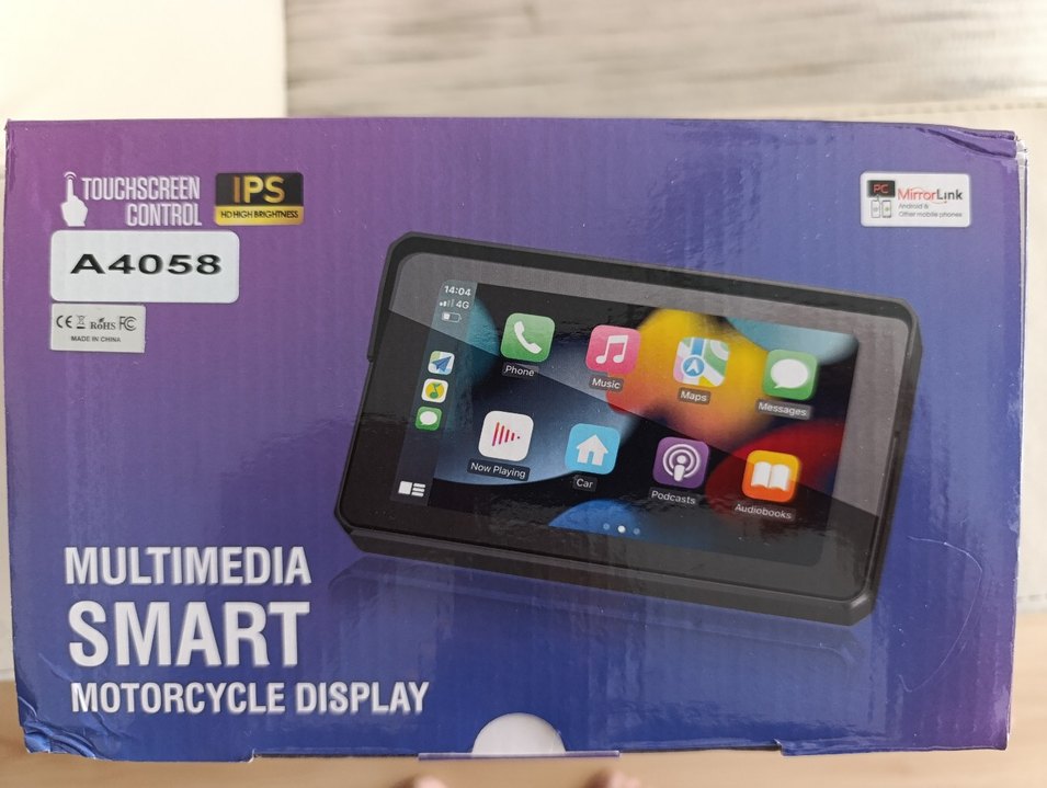 Motorcycle Phone Holder with Touchscreen and Bluetooth - Görsel 3