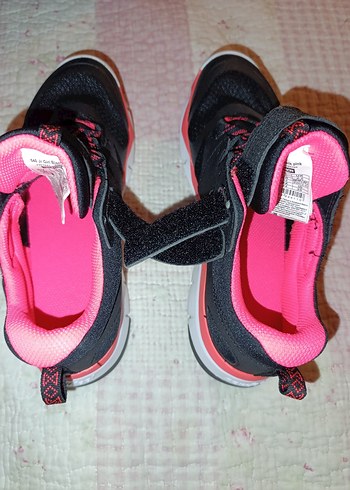 Dechatlon Newfeel Kız Çocuk Siyah-Pembe Spor Ayakkabı 35 Numara - Görsel 5