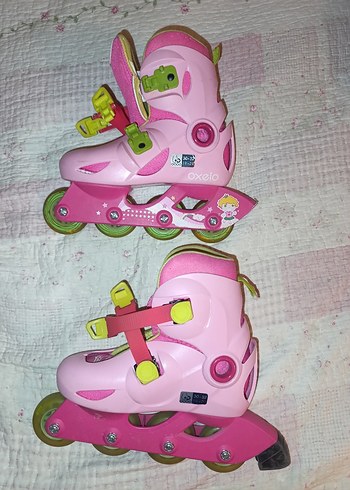 Oxelo Pembe Çocuk Patenleri 30-32 Numara - Görsel 2