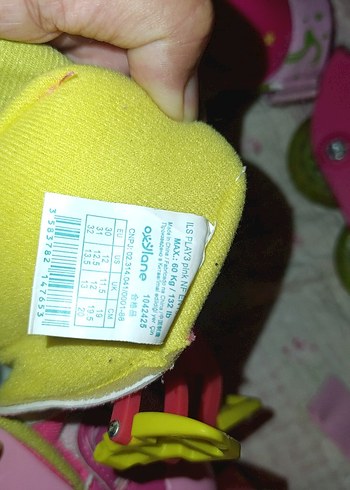 Oxelo Pembe Çocuk Patenleri 30-32 Numara - Görsel 5