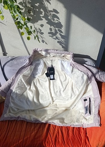 Lila Midi Kadın Kışlık Mont - Görsel 5