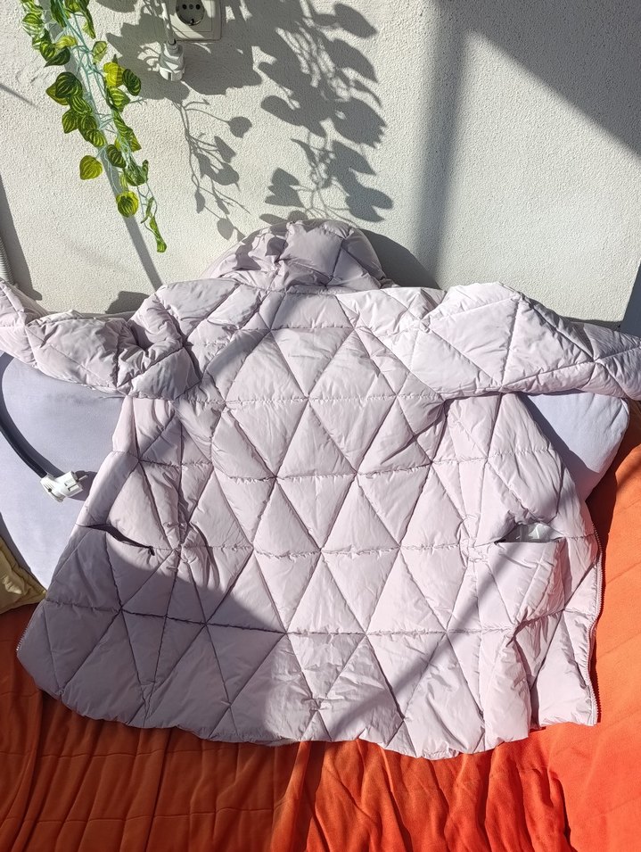 Lila Midi Kadın Kışlık Mont - Görsel 3