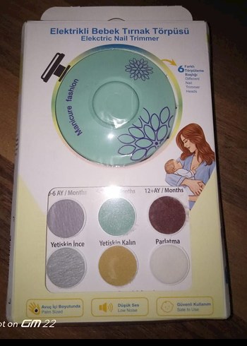 HODAF Yenidoğan Dönerli Pilli Tırnak Kesme Makinesi - Görsel 3