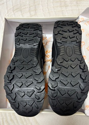 Gri Biker Tarzı Erkek Outdoor Ayakkabı Combat - Görsel 5