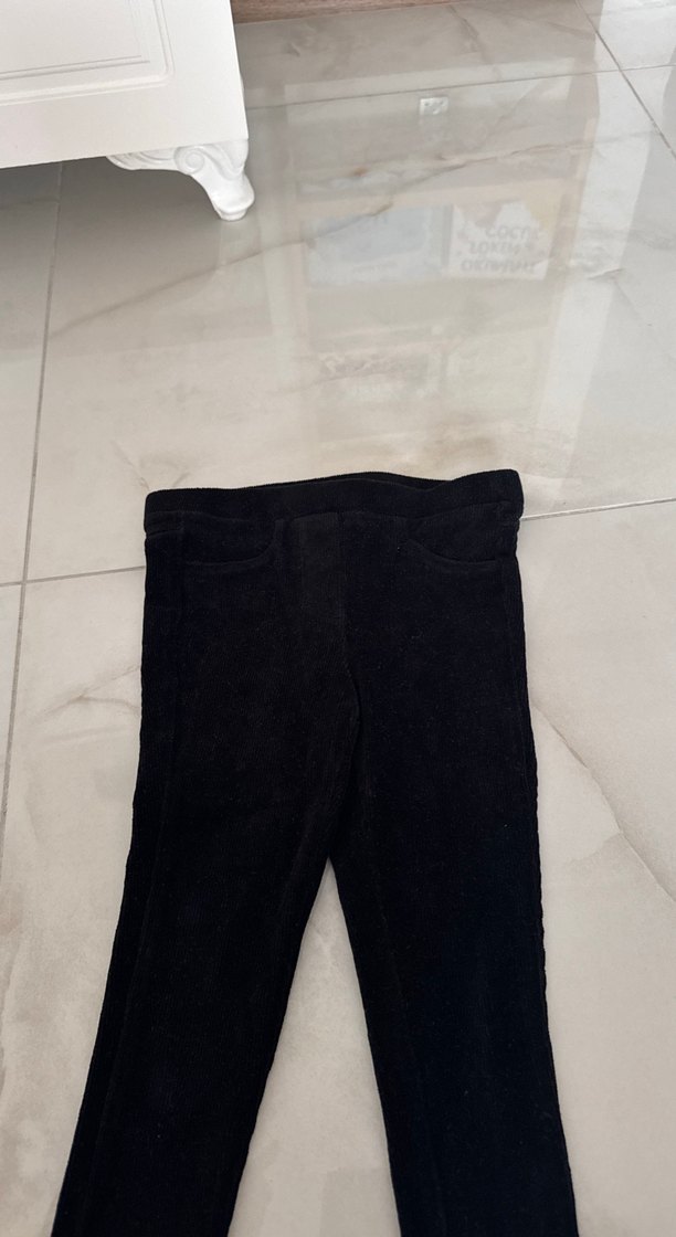 Yenidir kadife siyah tayt - Görsel 3